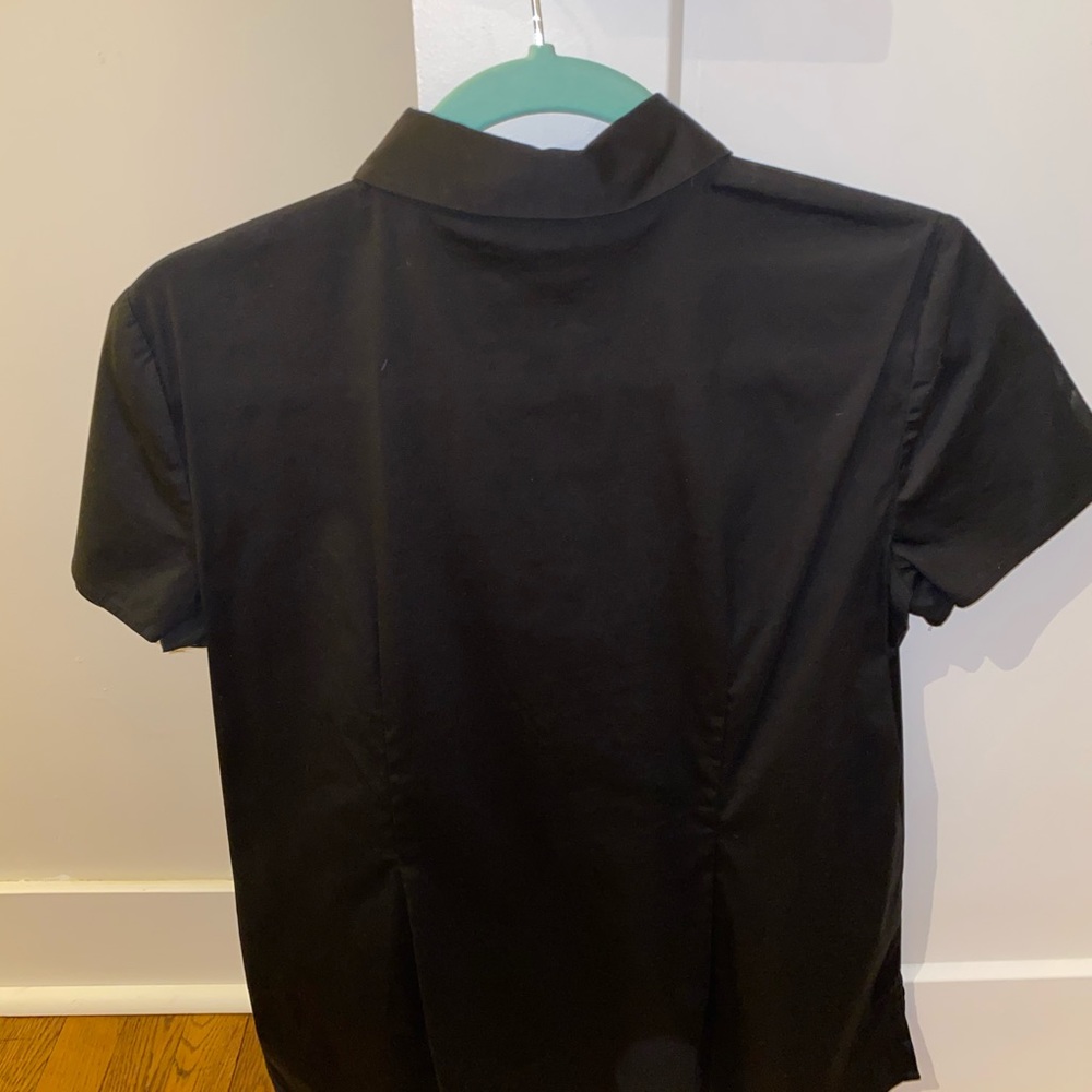 Theory Ruffle Button Down Tshirt - image 3